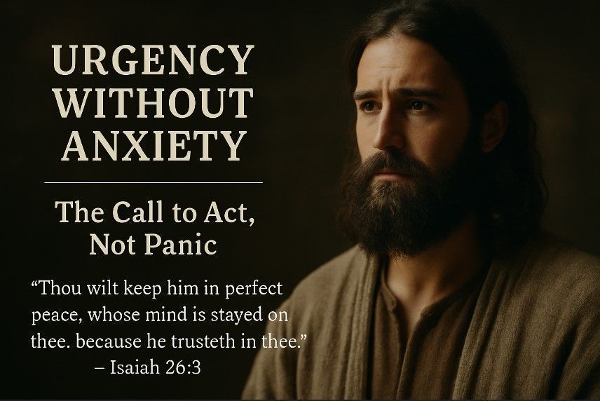 Urgency Without Anxiety  The Call To Act, Not Panic