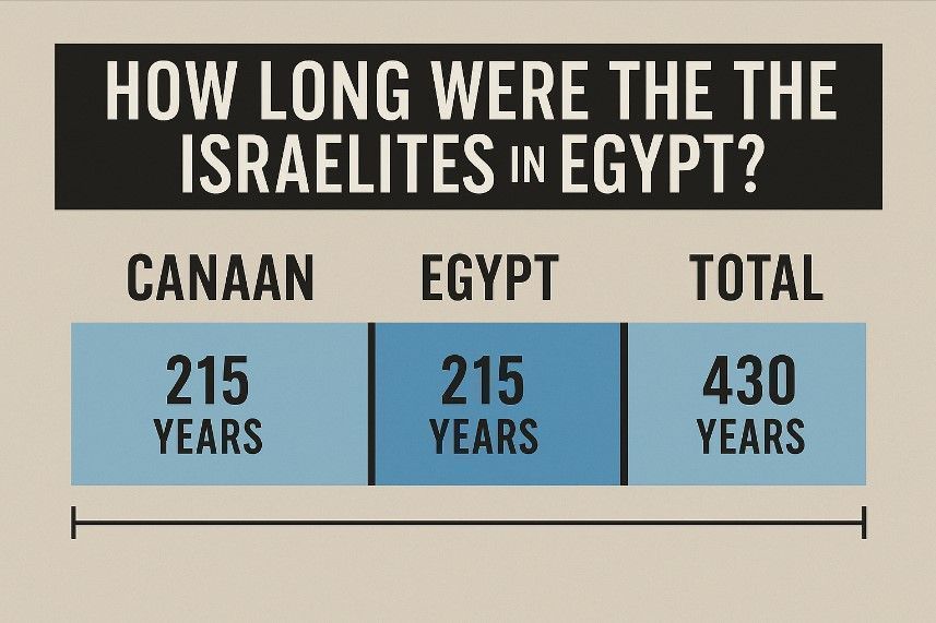 How Long Were The Israelites In Egypt?