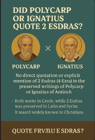 Did Polycarp Or Ignatius Quote From 2 Esdras?