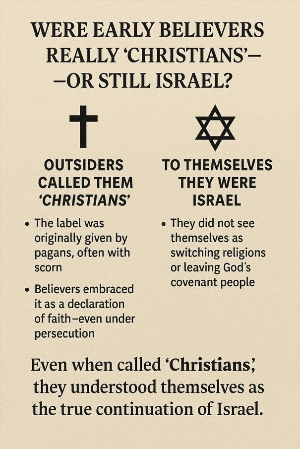 Were Early Believers Really Christians In Their Own Mind?